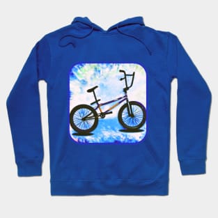 Blue BMX Bike Hoodie